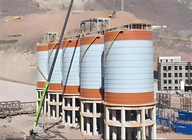 港口镇高架钢板仓